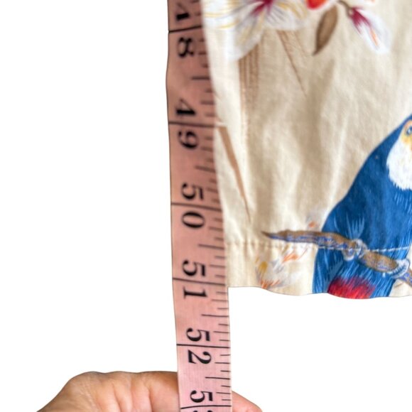 Hilo Hattie Hawaiian Original Parrot Bamboo Sheath Maxi Dress 14 Multicolor - Picture 11 of 11